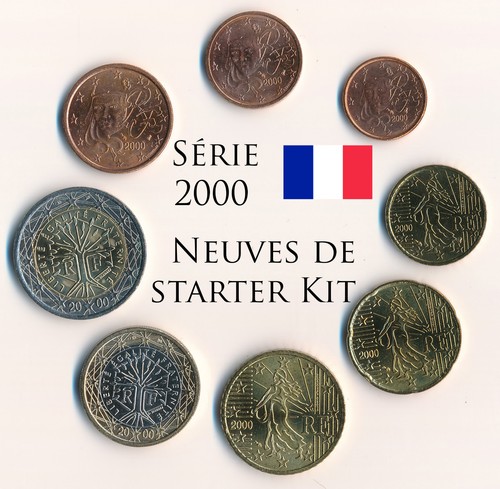 Série euro france 2000 1ct - série,