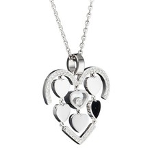 Collier En Or Blanc Avec