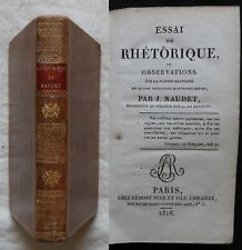 Essai de RHETORIQUE, par J