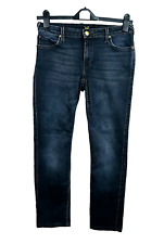 Lee jean bleu foncé homme taille S 42 cm slim poches coupe droite men mens
