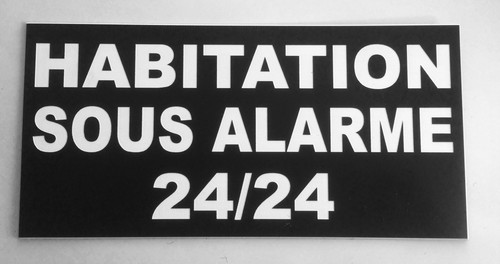 Plaque panneau habitation - plaque,,