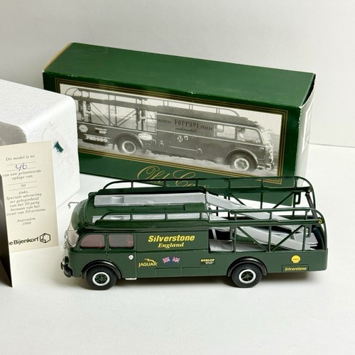 Jaguar race car transporter - race,
