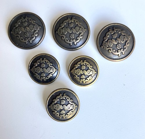 Lot boutons laiton - 6,