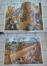 Affiche Scolaire vintage An 50's Rossignol école --> HENRI IV / CANAL BRIARE