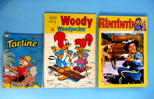 Lot 5 comics rintintin - de,