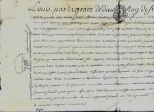 1774 Parchemin Laps  Auvergne