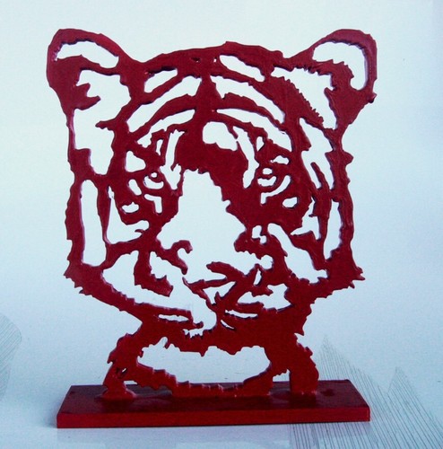 Sculpture tigre tiger pop - sculpture,