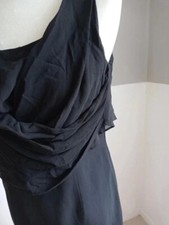 robe noire chic.En  soie. Cotelac 38