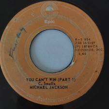 Michael Jackson "You Can't Win" Epic 45 Electro Funk Rare Jamaican Press mp3