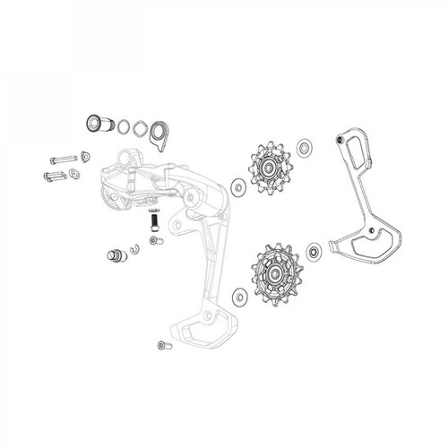 Kit vis derailleur - de, de