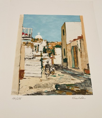 Lithographie numérotée - lithographie, et