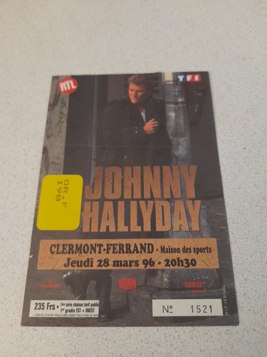 Ticket billet place concert - ticket,