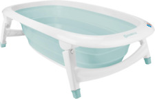 Baignoire Bébé Pliable - Ultra Compacte - 35L - Pieds Antidérapants - Bouchon De