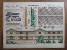 Maquette papier Chalet Suisse