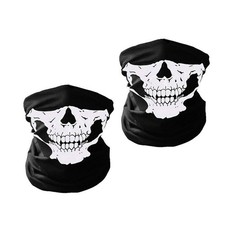 2 Pcs Skull Face Mask