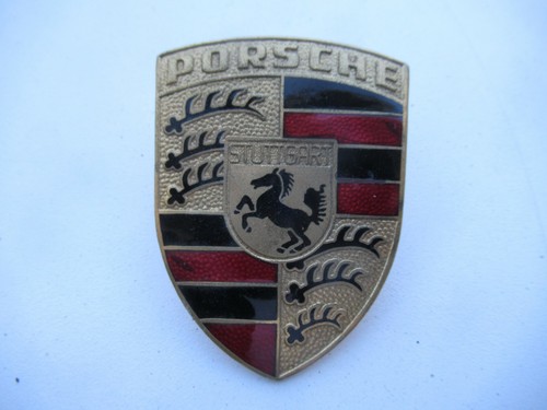 Badge capot avant porsche - de,