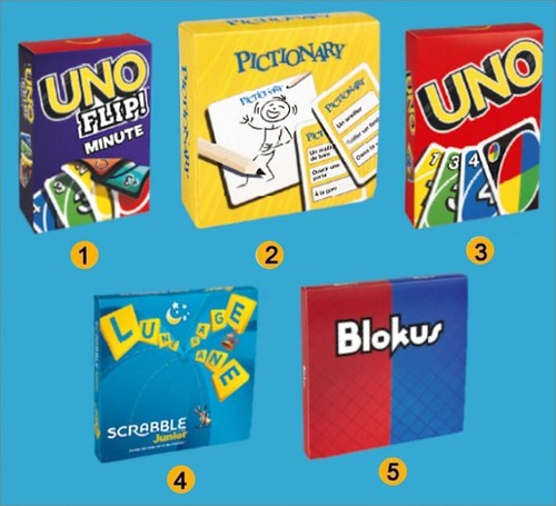 Jeux société uno blokus - de,