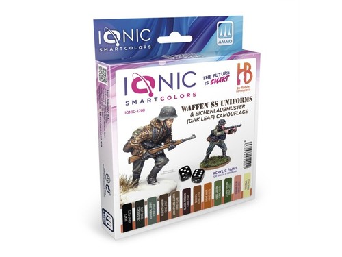 Ionic acrylic paint set - -,