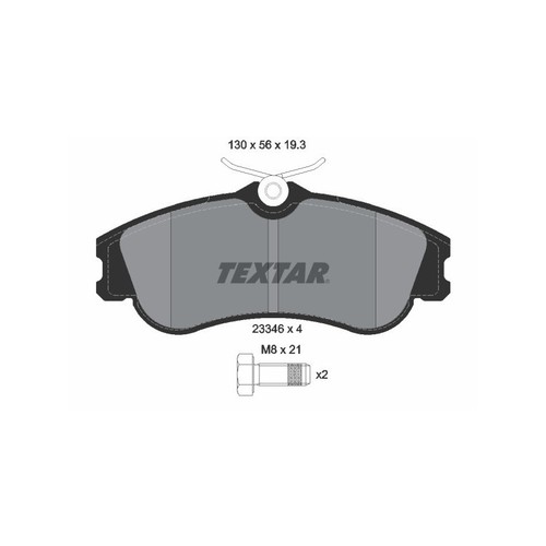 Textar 2334602 plaquettes - textar,