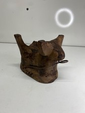 Moule agneau en terre cuite intérieur vernis bonne etat manque juste 1 pieds