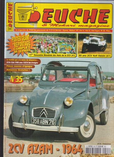 Deuche mehari magazine n 35 - deuche, &