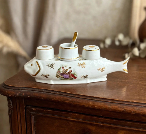 Ancien ensemble condiments - ancien,