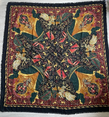 Grand foulard vintage nicole - grand,
