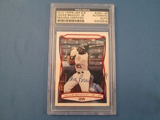 Jackie Bradley Jr Signed 2010 Topps USA Card PSA DNA Slabbed Autograph Red Sox