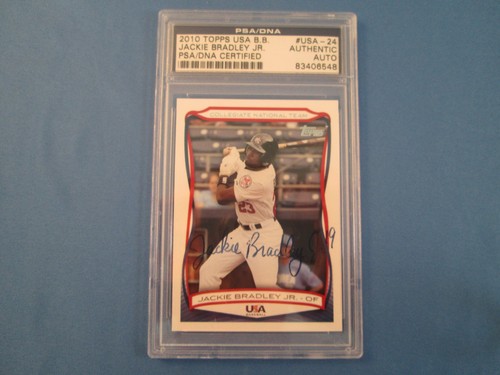 Jackie bradley signed 2010 - bradley,