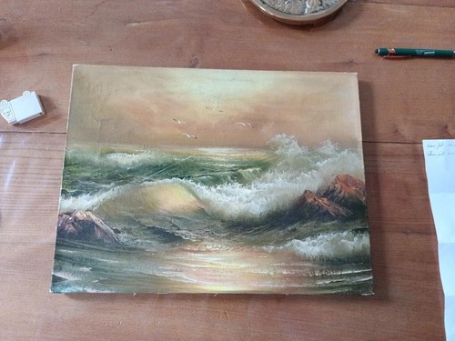 Tableau peint signé gailey - tableau, h.gailey