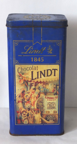 Boite tole chocolat lindt - chocolat,
