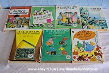 Lot de 7 livres CLUB DES CINQ