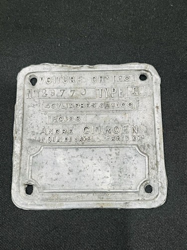 745 ancienne plaque - 745/,