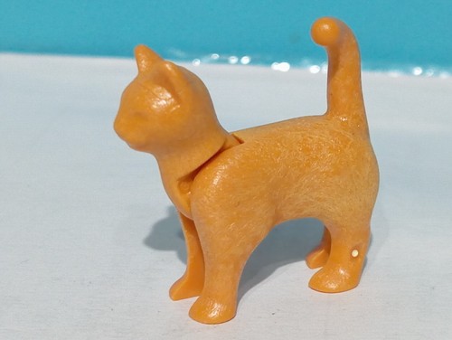Playmobil figurine chat orange - playmobil,