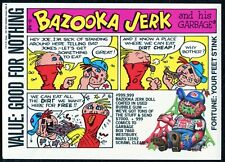 1986 1st Series, Giant 5"x 7" Bazooka Jerk and his Garbage - #1