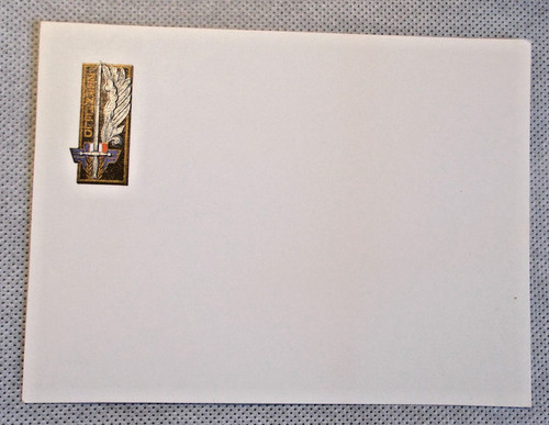 Carte vierge insigne - , en
