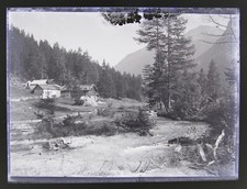 Ancienne photo plaque de verre