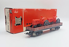 Wagon plat TP avec 2 tracteurs