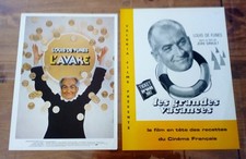 LOT 2 SYNOPSIS CINEMA louis de funes L'AVARE + LES GRANDES VACANCES