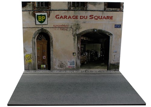 002 diorama garage - diorama,
