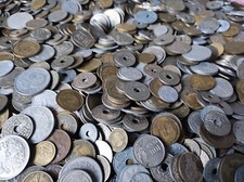 4,5 kilos de pièces de monnaie françaises
