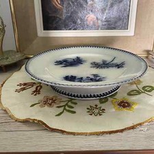 Compotier bas en faïence de Longwy, modèle JAPONAIS parfait état 19ème n°1