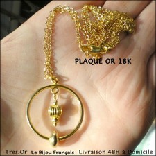 COLLIER NEUF CHAINE PLAQUÉE
