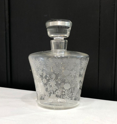 Flacon cristal signé - flacon,