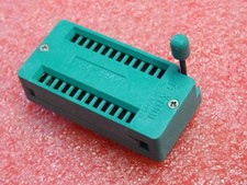 IC ZIF socket ~ support ci à insertion nulle dip24 ~ Textool 224-3344 (3A)