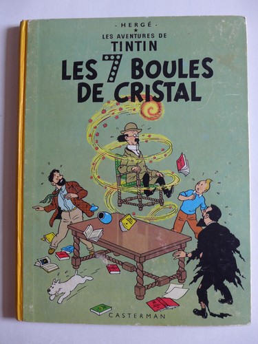 Hergé tintin les 7 boules - tintin.,