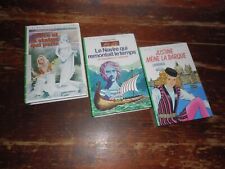 A VOIR ! LOT 3 ANCIENS LIVRES ENFANTS " COLLECTION BIBLIOTHEQUE VERTE " 1972/83