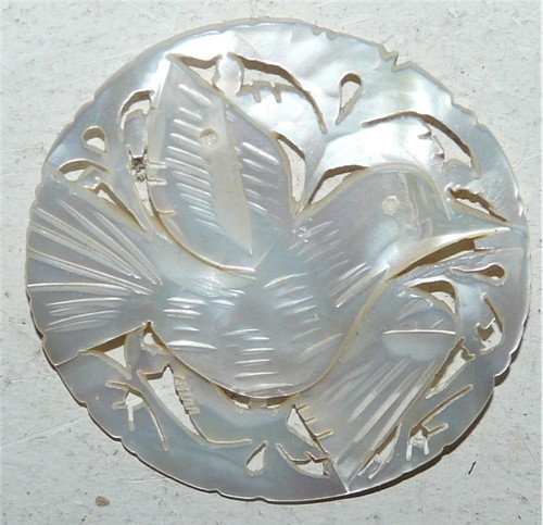 Plaque pour broche nacre - plaque,