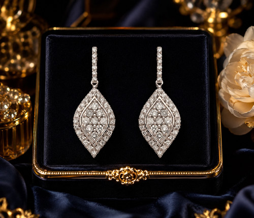 Boucles oreilles goutte or - d'oreilles,