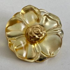 Broche Pendentif Fleur Gardenia KENZO Flower Pendant Brooch Brosche Spilla NEW